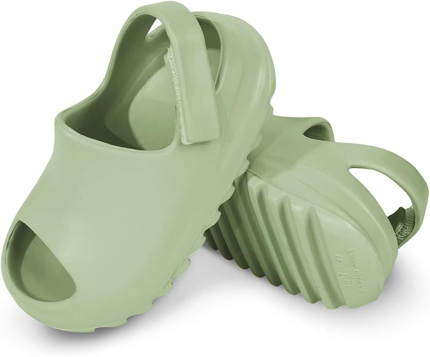 Toddler Little Kids Slides Sandals, Summer Slip On Lightweight Slippers for Boys and Girls, Beach... | Amazon (US)