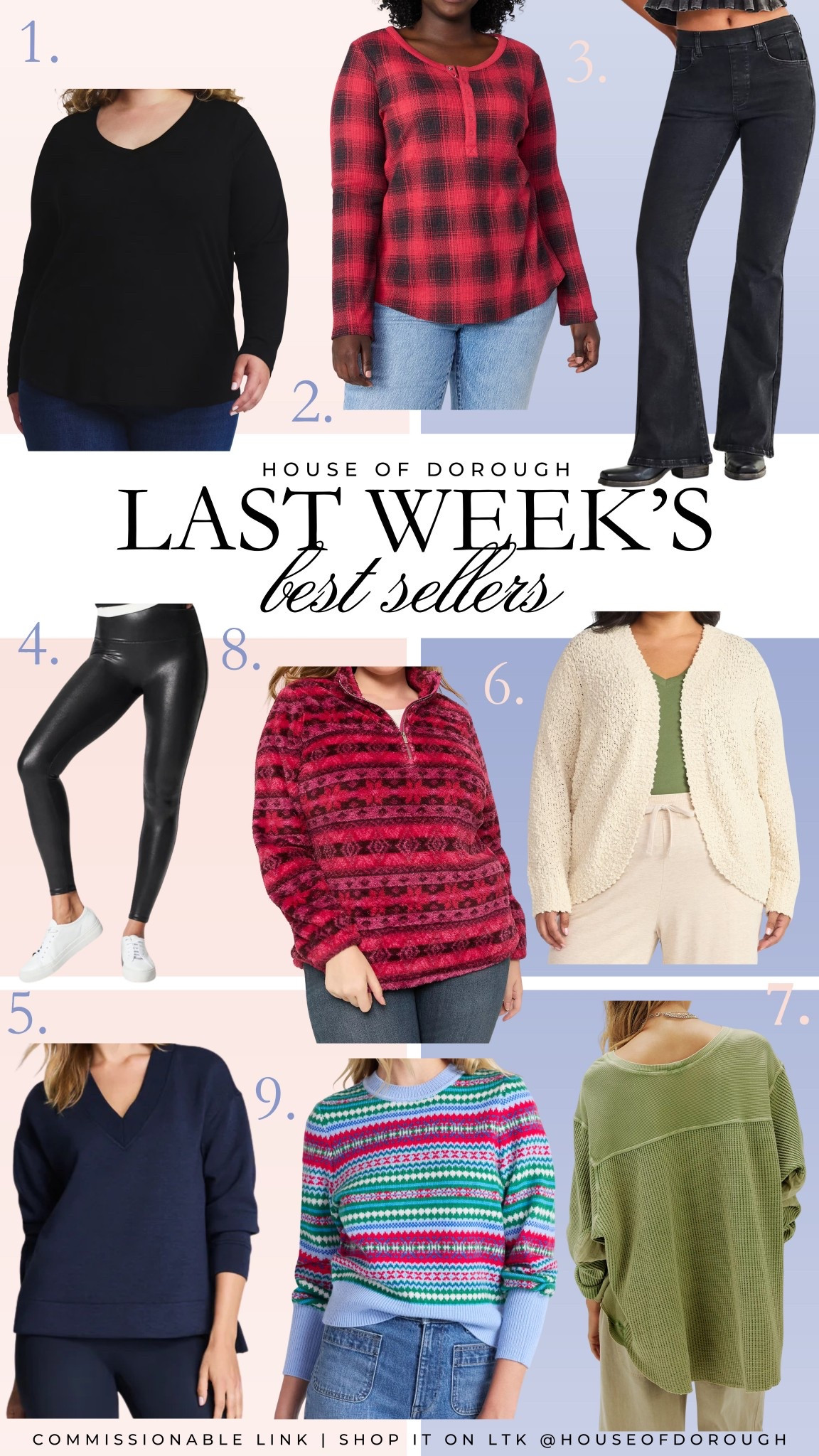 Last week’s best sellers! 

Plus size fashion, best sellers, what to wear for winter, winter outfit ideas, mom style, midsize fashion, winter fashion

#LTKMidsize #LTKPlusSize