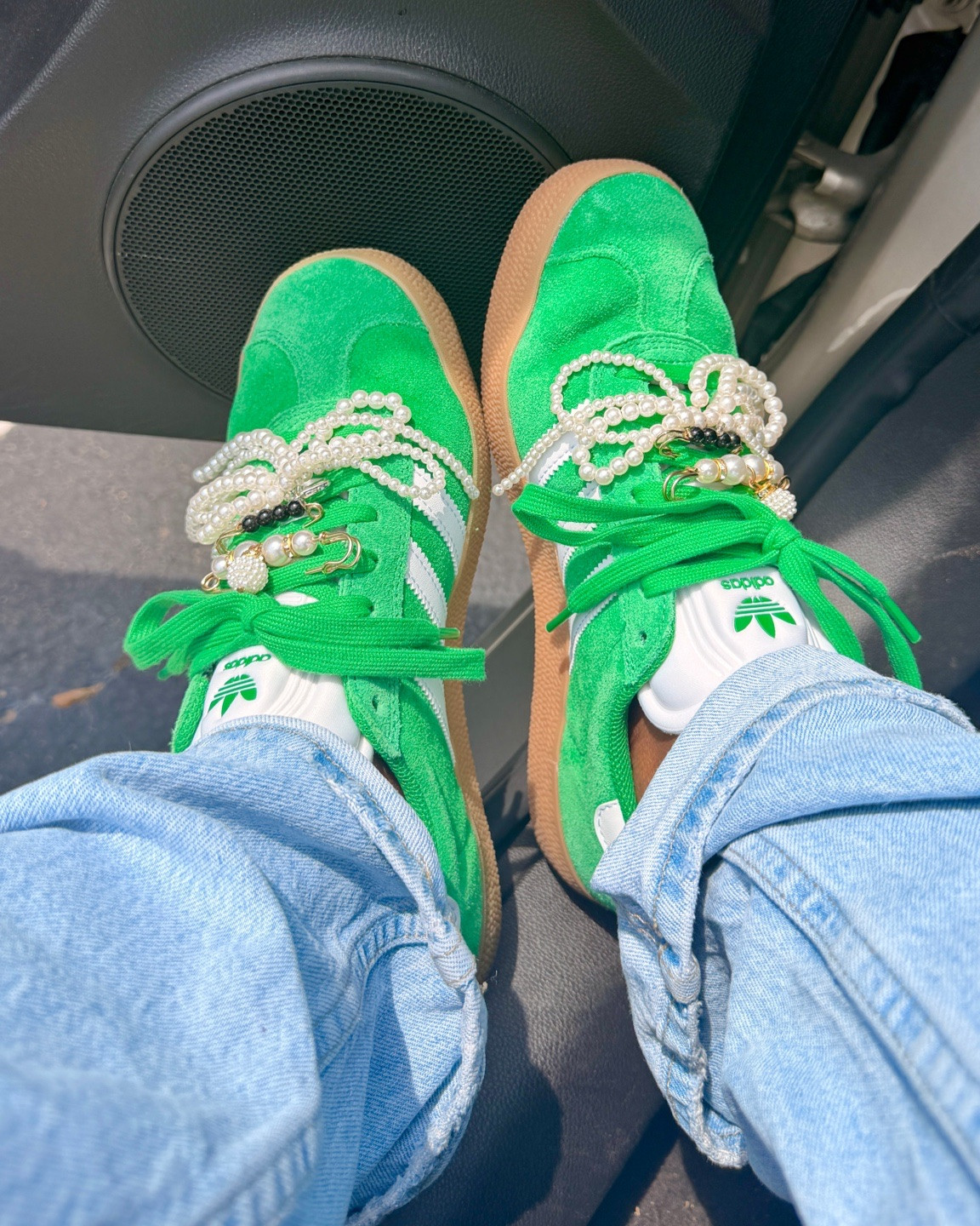Yep! Charms go with everything 🥰 These @adidas Gazelle were the perfect sneaker for today’s activities  

#LTKootd