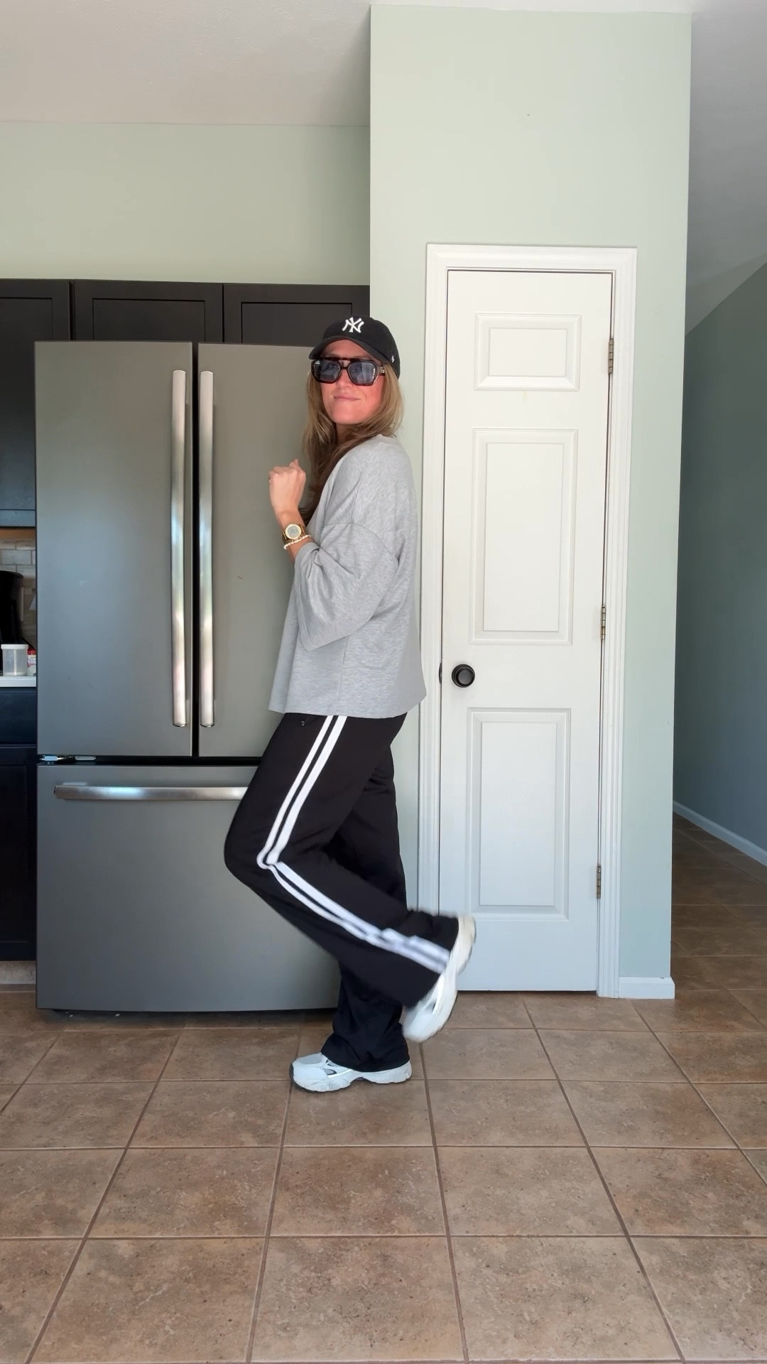 4/21/26 ✨ Gray set is a medium. Track pants are a medium long.

Everyday outfits. Easy outfits. Easy outfit ideas. Neutral basics. Spring outfits. Spring outfit idea. Casual outfits. Basic mom outfit. Casual outfit idea. Casual outfit. Everyday outfit. Mom outfit. Street style. Casual mom outfit. Amazon fashion. Sports mom outfits. Sports mom outfit idea.

#LTKOver40 #LTKootd #LTKgrwm