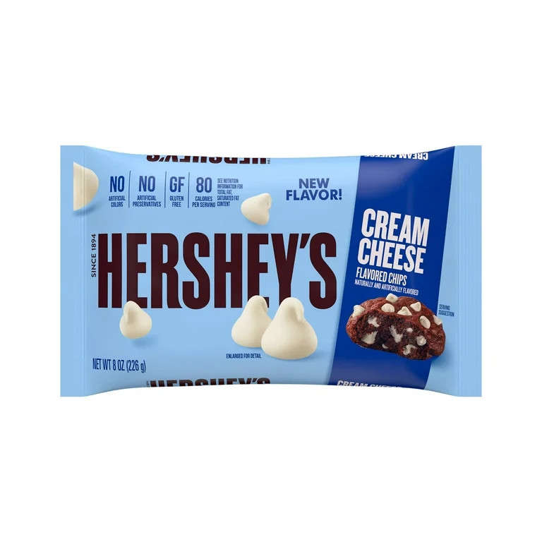 Hershey's Cream Cheese Flavored Baking Chips, Bag 8 oz | Walmart (US)