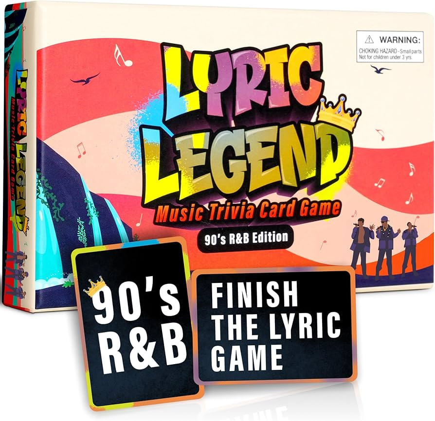 Lyric Legend 90's R&B - Adult Games For Game Night To Finish the Lyrics! Know The Words? Sing A S... | Amazon (US)
