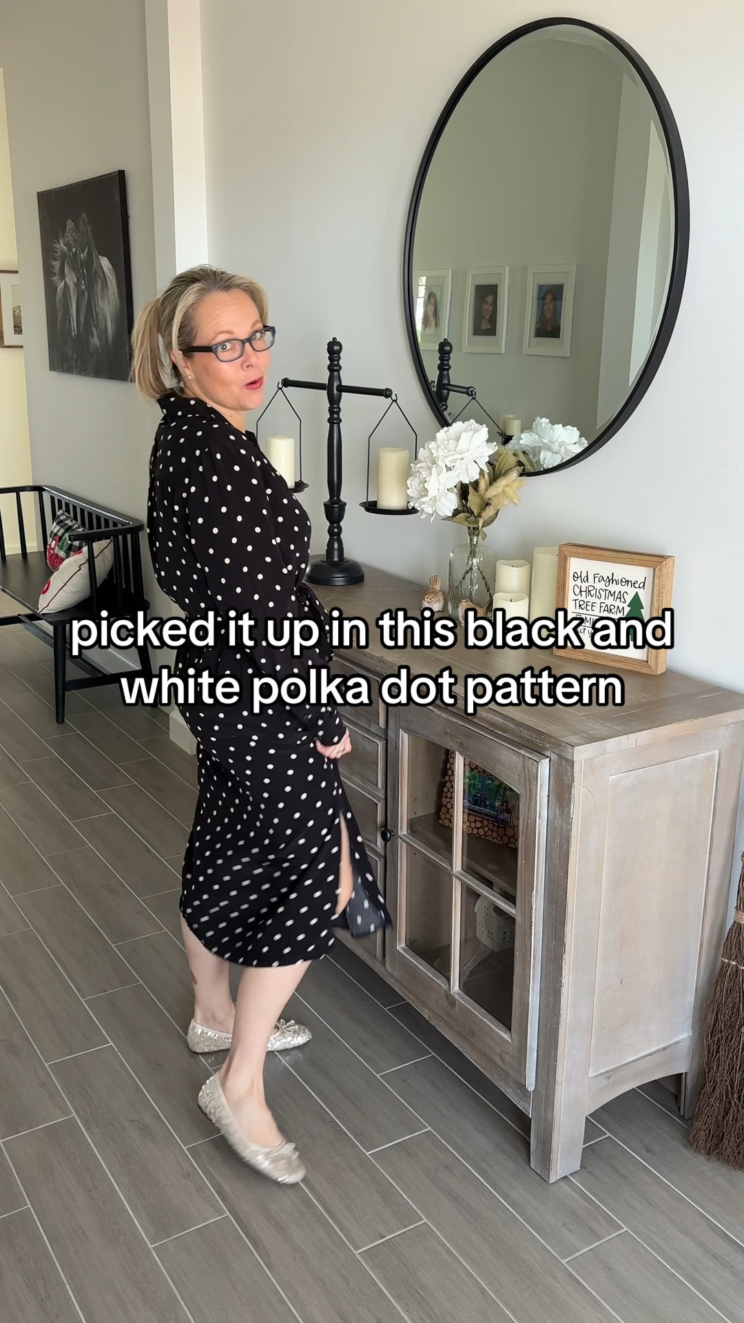 Time and tru long sleeve light and flowy midi length dress. 

#LTKFindsUnder50 #LTKStyleTip #LTKOver40