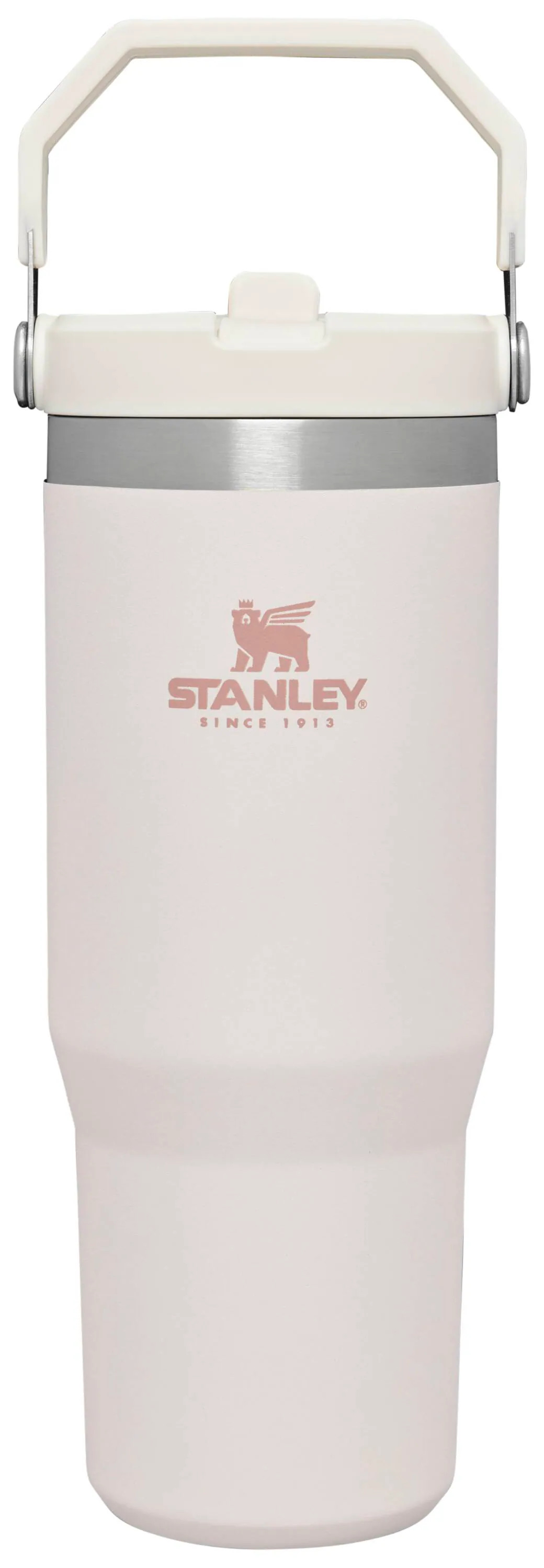 Stanley Iceflow Flip Straw Tumbler 30 -fl oz Stainless steel Insulated Water bottle - ROSE QUARTS one_size in Pink | 10-09993-405 | Lowe's