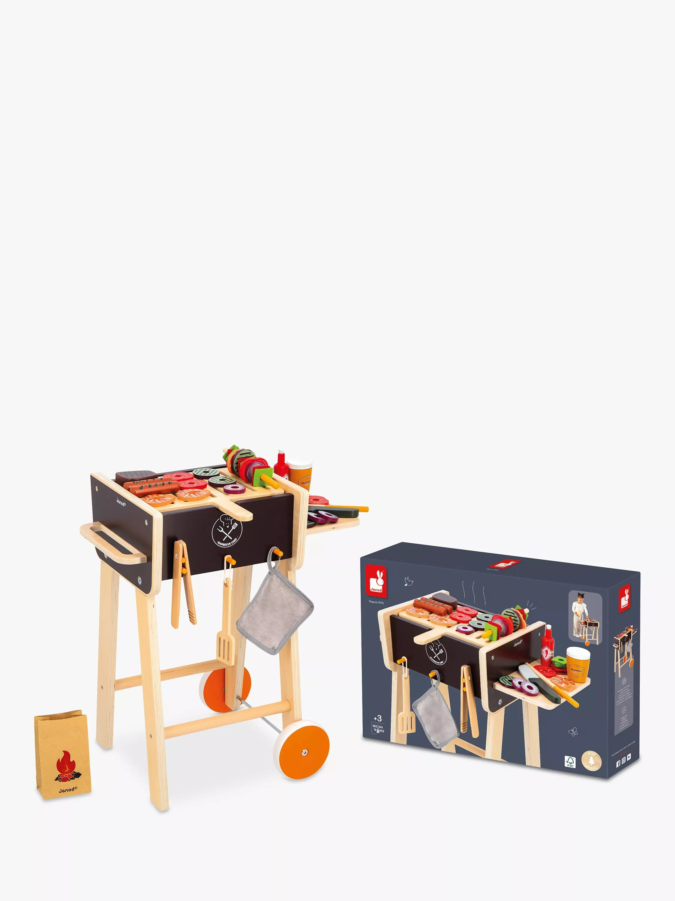 JanodWooden Barbecue Playset | John Lewis (UK)