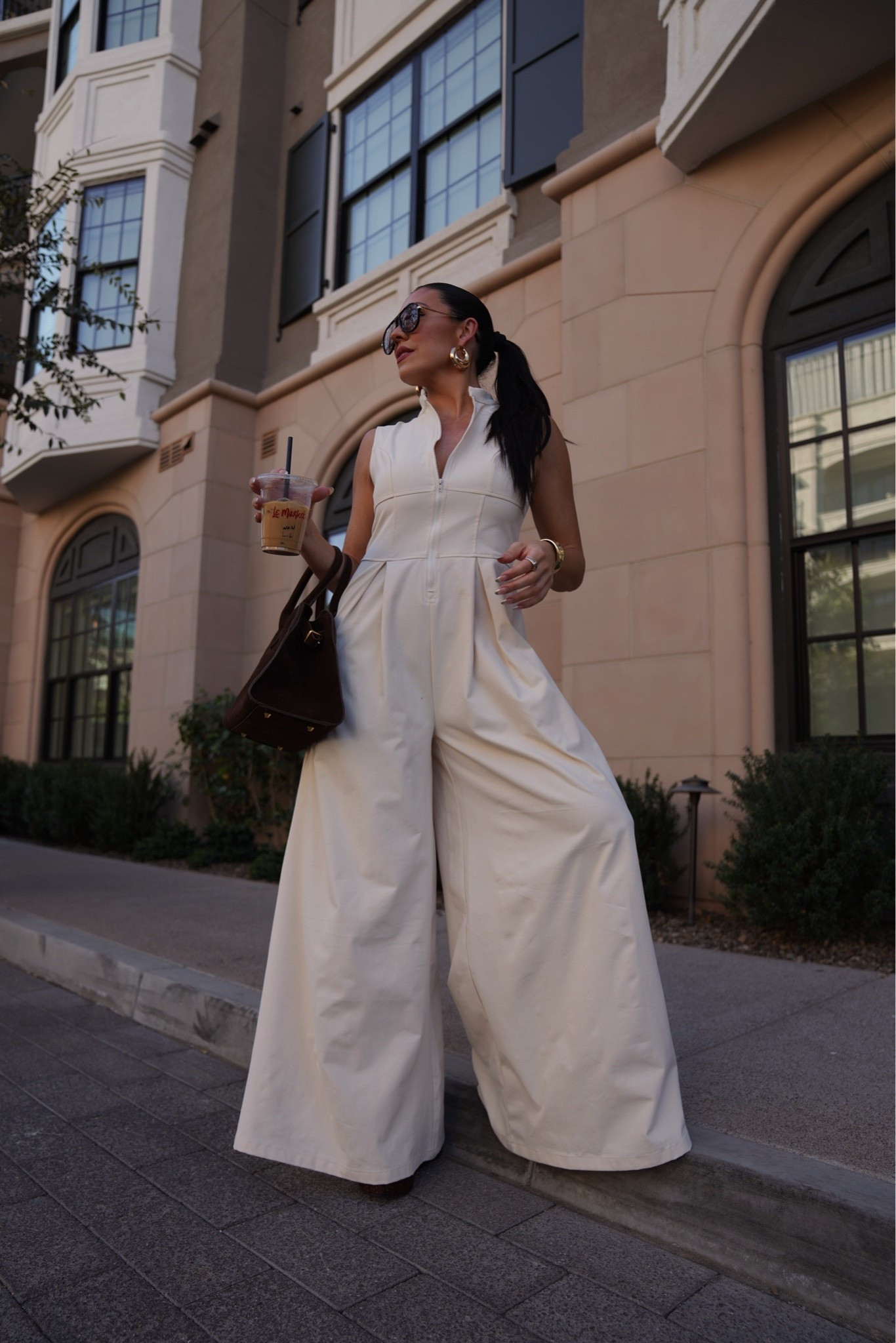 Weekend outfit inspo in an Amazon jumpsuit! Wide leg zipper front jumpsuit that comes in other colors! I’m in a size XS 

Jumpsuit 
Summer outfit

#LTKSeasonal #LTKootd #LTKgrwm