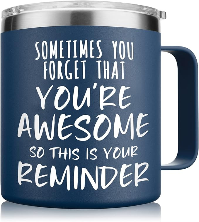 NOWWISH Valentines Day Gifts for Him Men Husband - Awesome Coffee Mug, Inspirational Birthday & H... | Amazon (US)