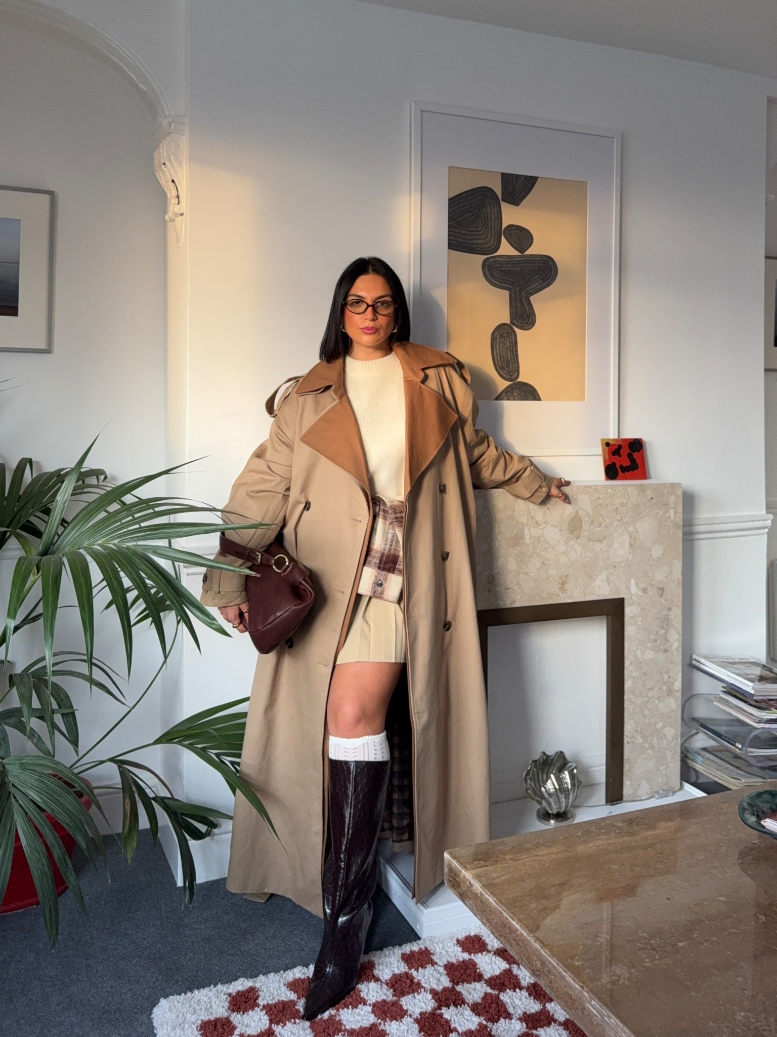 Style a trench coat with me for autumn/winter! Just wore this outfit yesterday and added a pair of tights for an extra layer and it was perfect! I get super cold so having a floor length coat makes all the difference and is the only reason I can continue wearing skirts in the colder months 

#LTKautumn #LTKmidsize #LTKstyletip