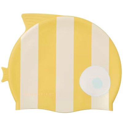 Sunnylife Kids Swimming Cap - Finn The Fish, Silicone, Pool Accessory, Age 3-9 | Target