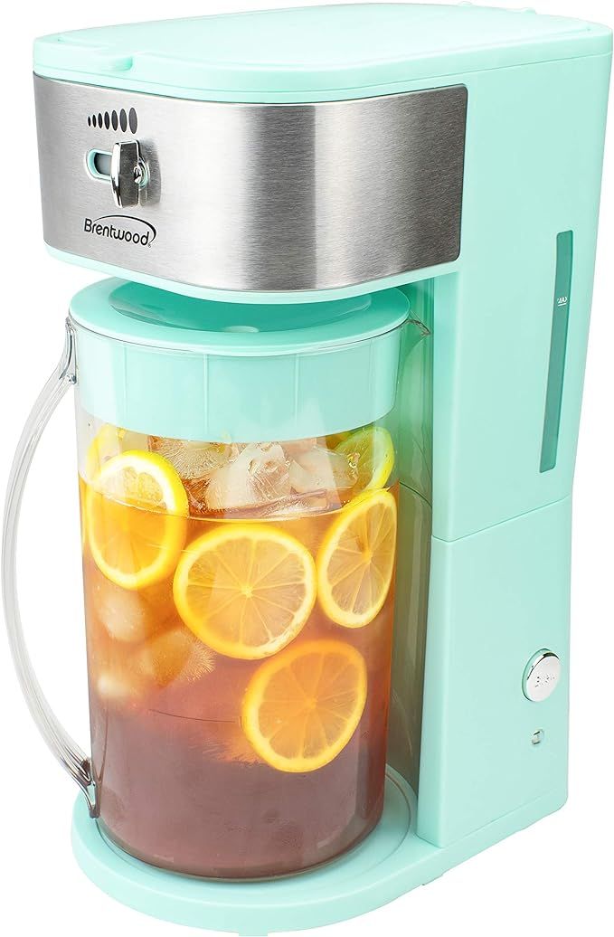 Brentwood KT-2150BL Iced Tea and Coffee Maker with 64 Ounce Pitcher, Blue | Amazon (US)