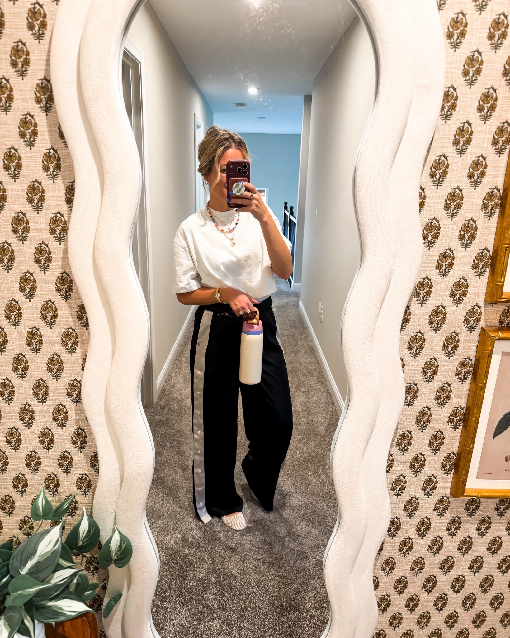 My sister picked these Target track pants up for me. No longer seeing on their site but there are plenty like them out there!! 

#LTKgrwm #LTKdayinmylife #LTKootd