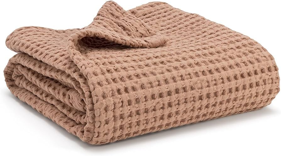 Simka Rose Waffle Blanket - Baby Blankets for Boys and Girls - Newborn Photography Props Muslin S... | Amazon (CA)