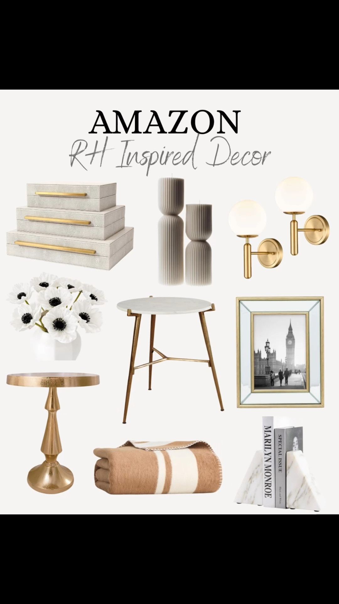 Amazon RH Inspired

#LTKSeasonal #LTKHome #LTKmorningroutine