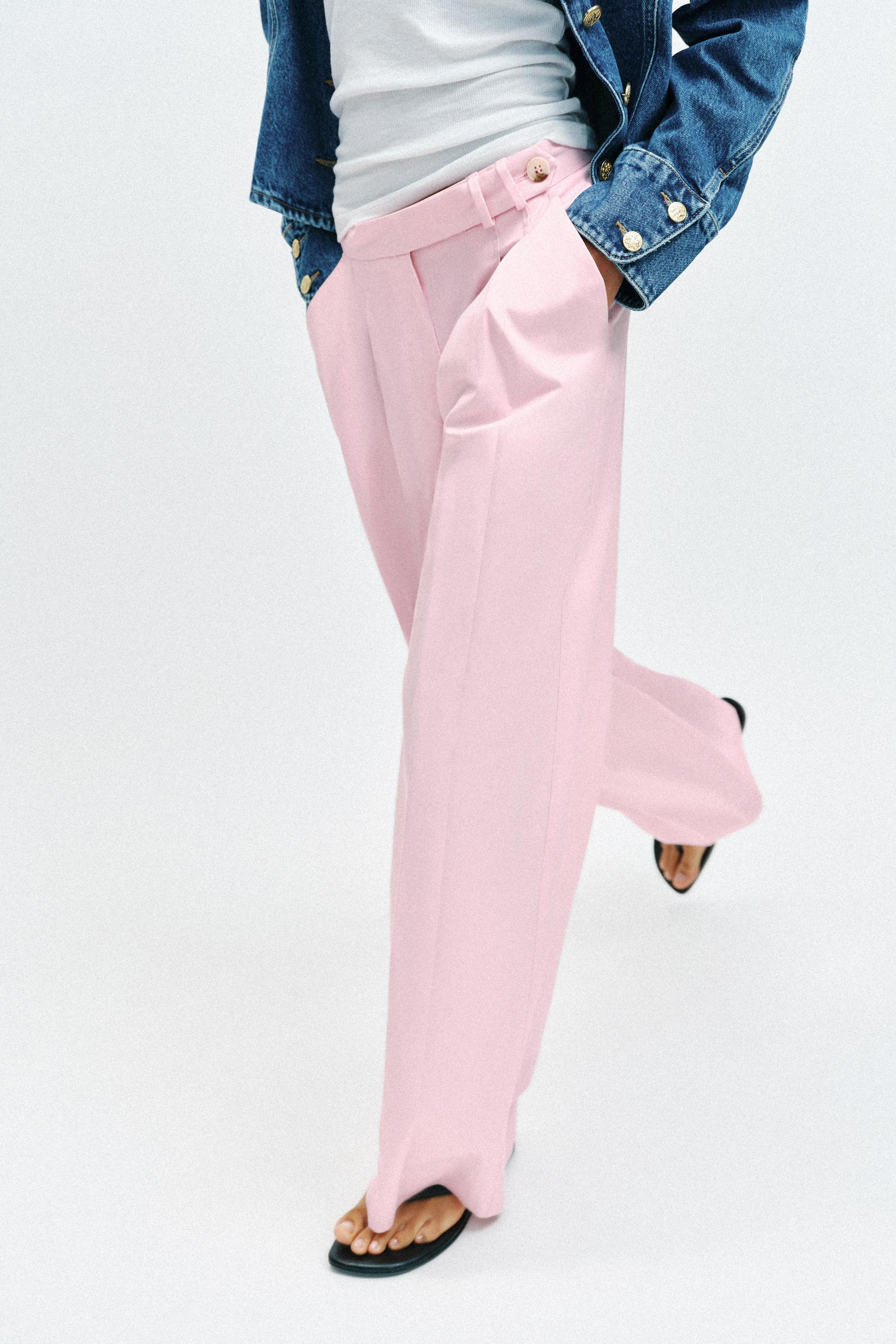 WIDE-LEG TROUSERS WITH DARTS | Zara US