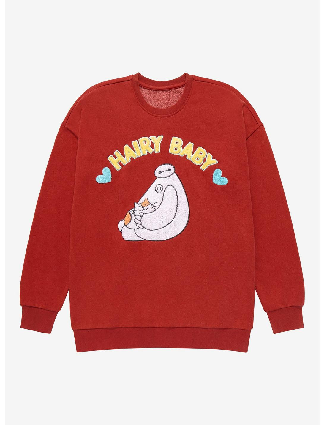 Disney Big Hero 6 Baymax & Mochi Hairy Baby Crewneck - BoxLunch Exclusive | BoxLunch
