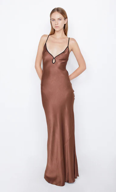 CEDAR CITY MAXI DRESS - CHOC/BLACK | Bec & Bridge (Global)