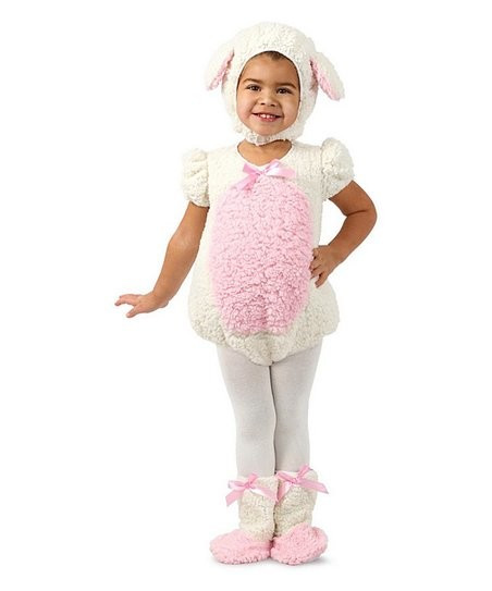 White & Pink Littlest Lamb Dress-Up Outfit - Infant | Zulily