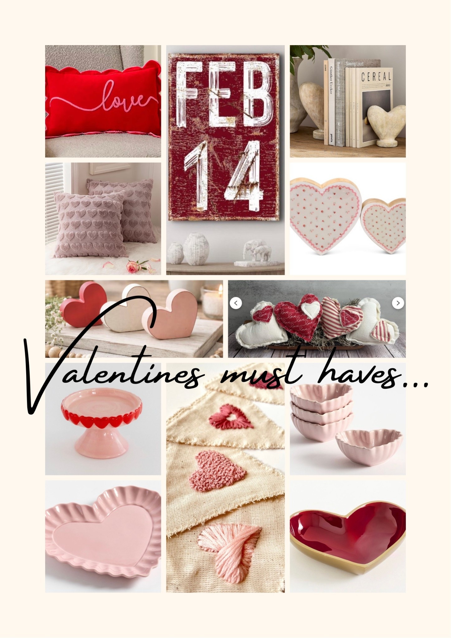 These valentine decor items are must have!! So perfect and will add the perfect touch to your home!!

#valentinesdecor #farmhousedecorating #militarywife 

#LTKSeasonal #LTKHome