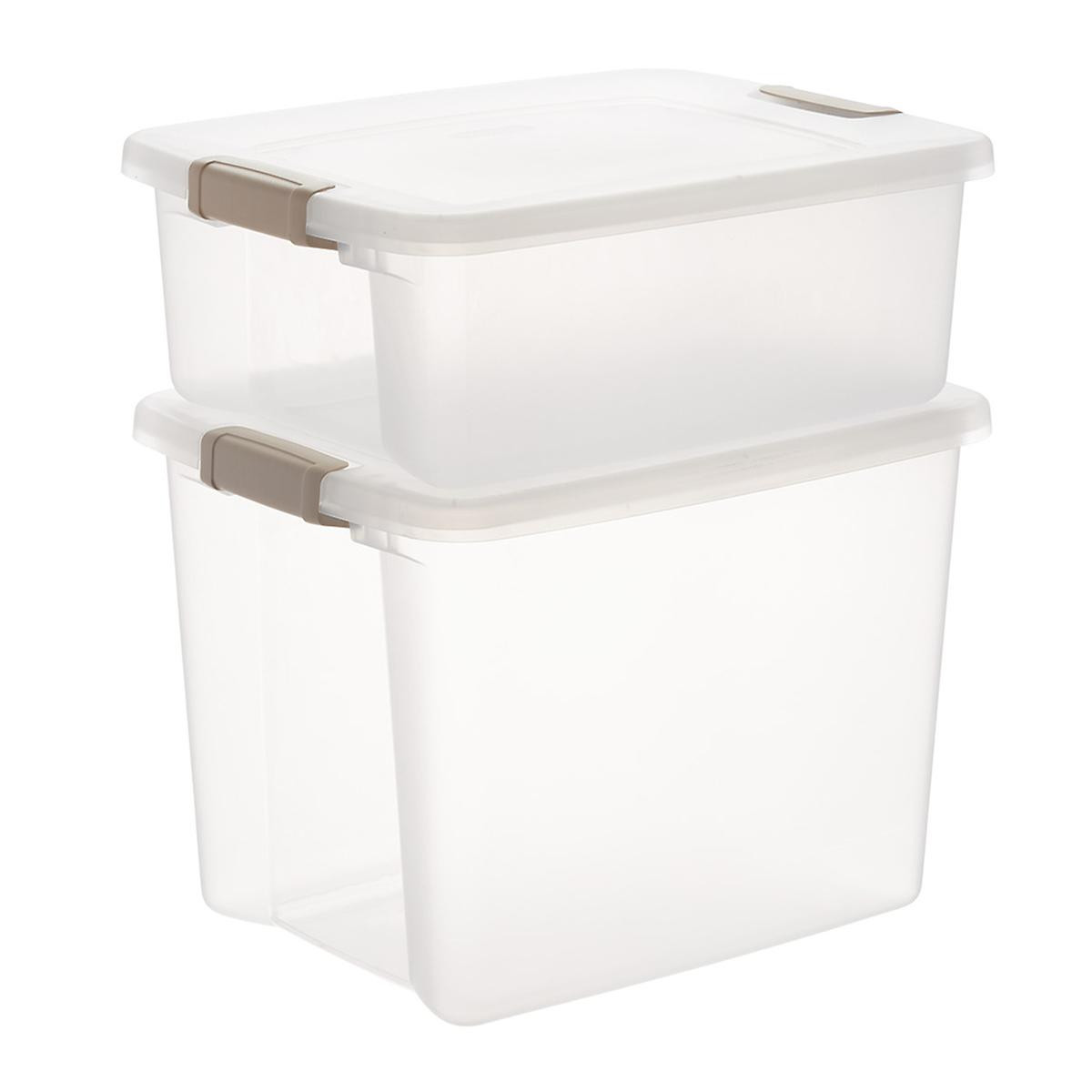 Sterilite 50 qt. Garage Tote Clear | The Container Store