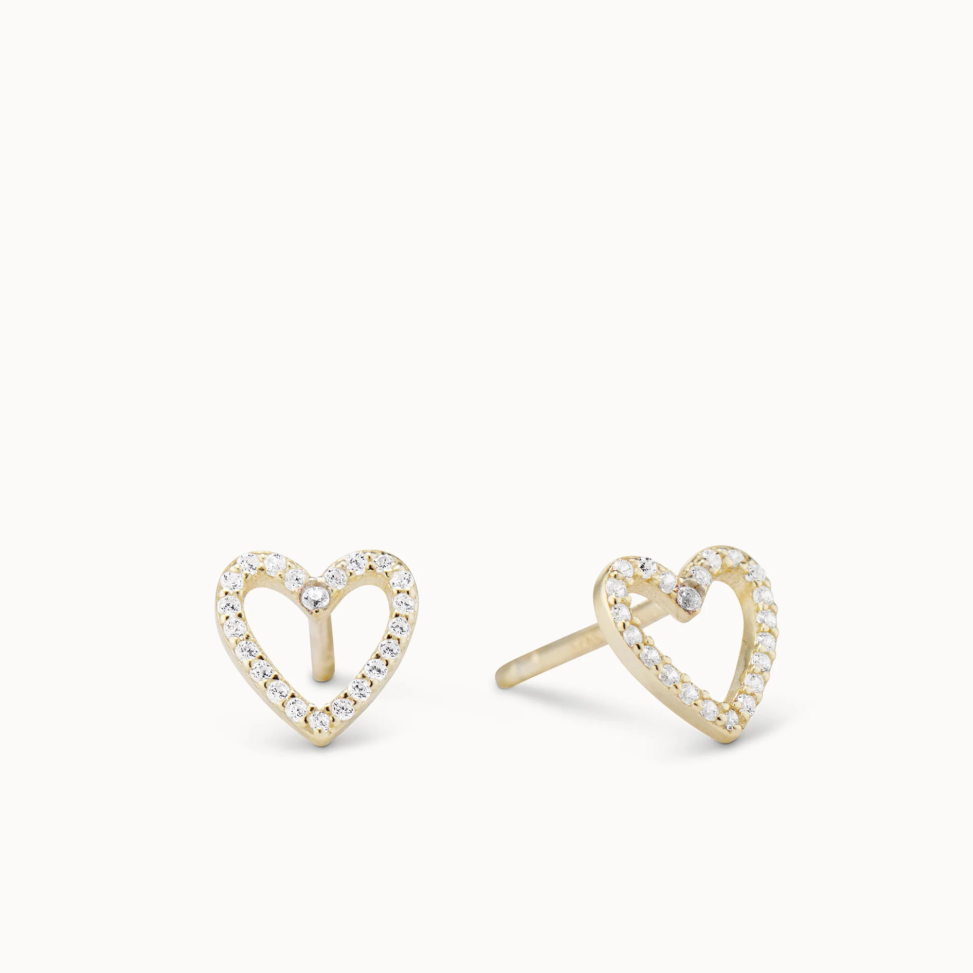 Kindhearted CZ Studs Hypoallergenic Earrings | Rowan | Rowan
