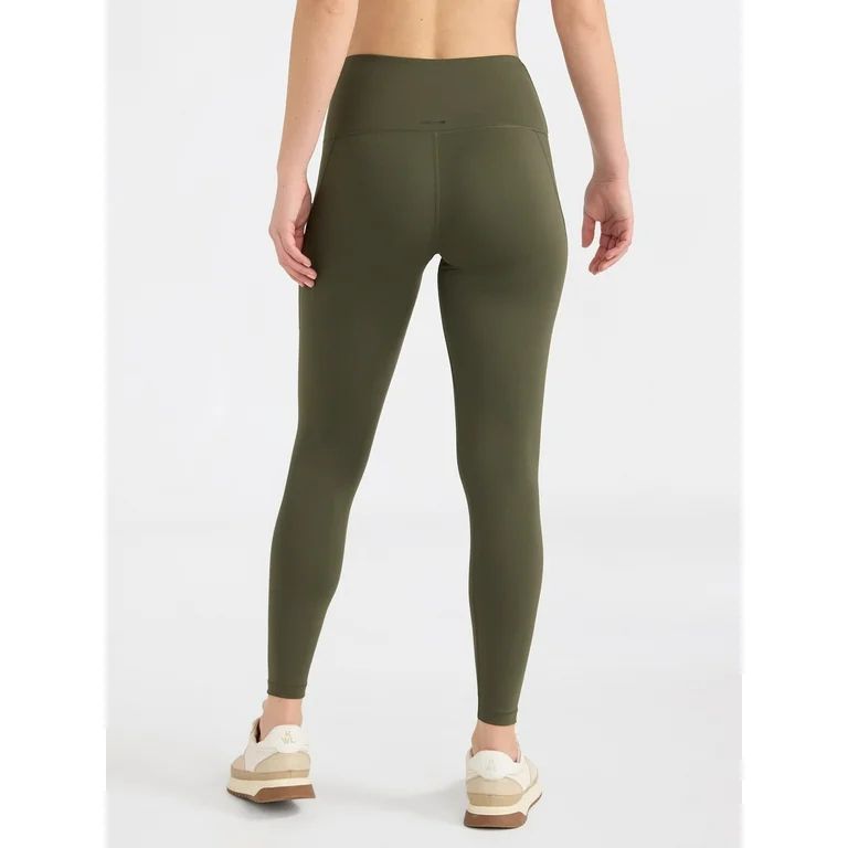 Love & Sports Women's High Rise 7/8 Leggings with Side Pockets, Sizes XS-XXXL | Walmart (US)