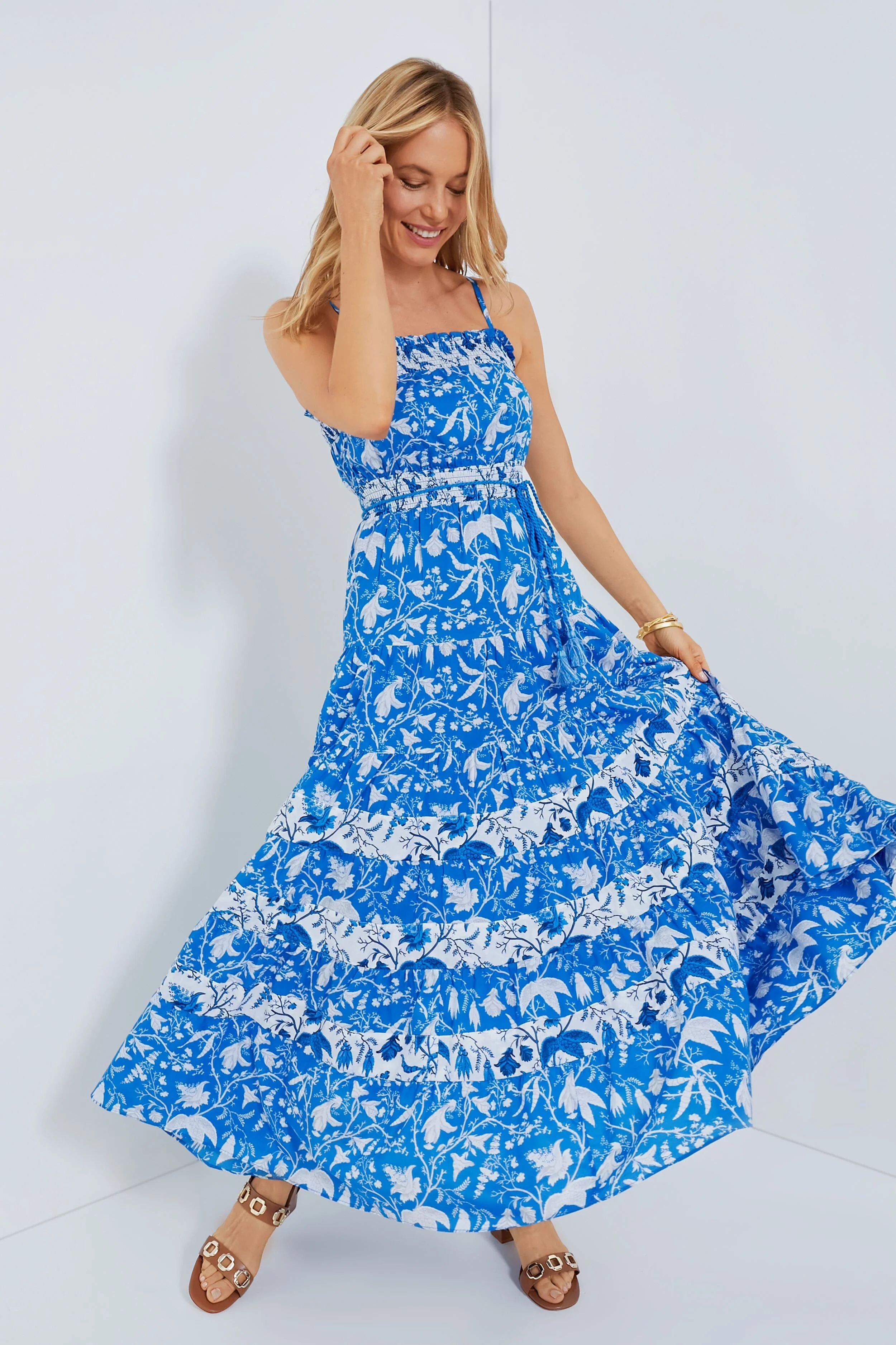 Blue Holy Maxi Dress | Tuckernuck (US)