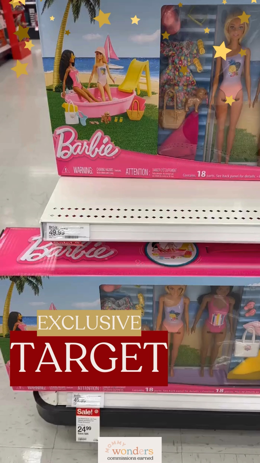 Barbie discount pool target