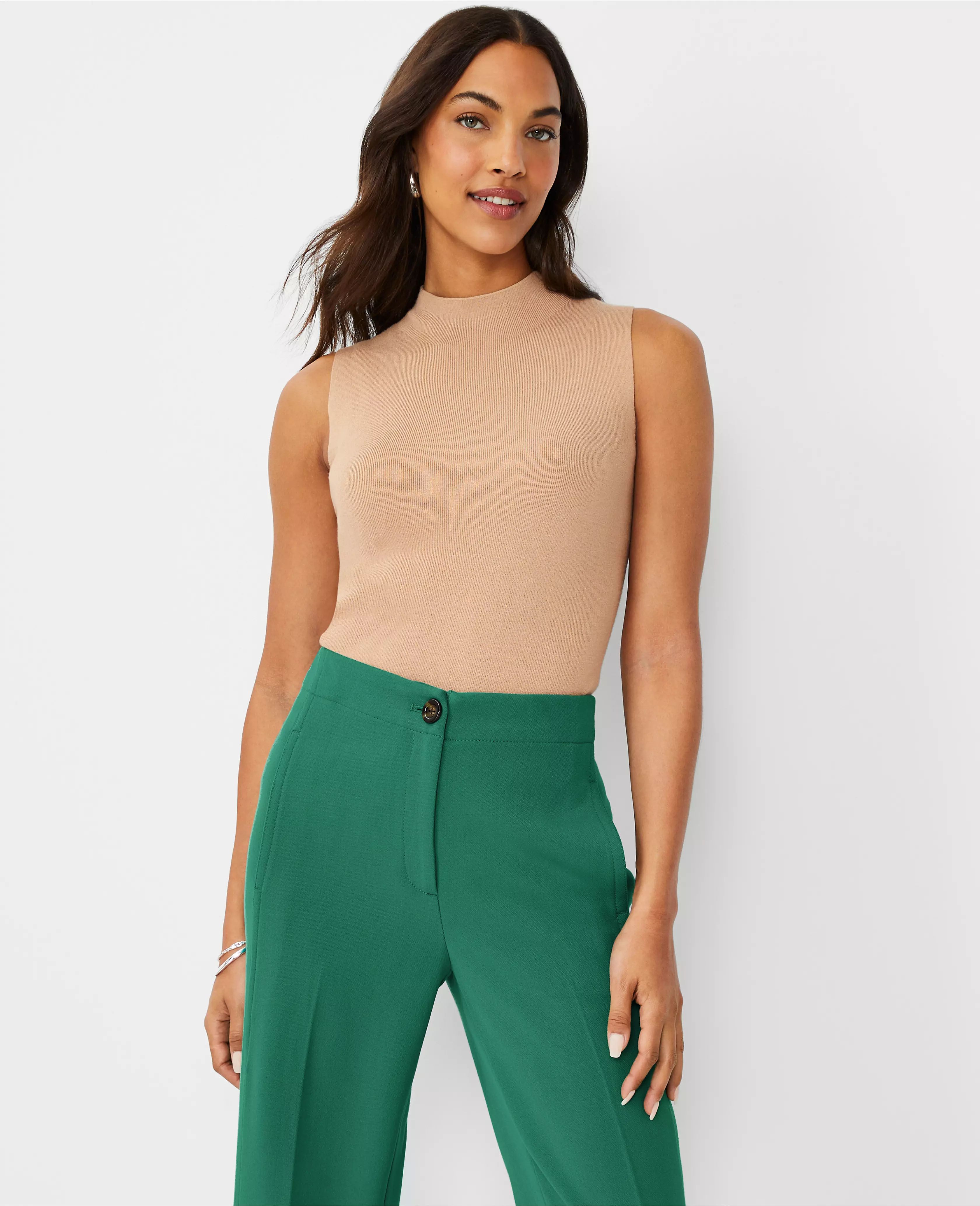 Essential Mock Neck Sweater Shell | Ann Taylor (US)