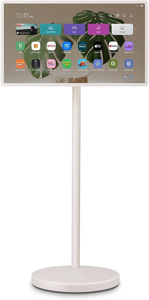LG 27LX6TDGA TV (27 Zoll) Lifestyle TV StanbyME 2 (QHD Touchscreen, 60Hz, Integrierter Akku, Stre... | Amazon (DE)
