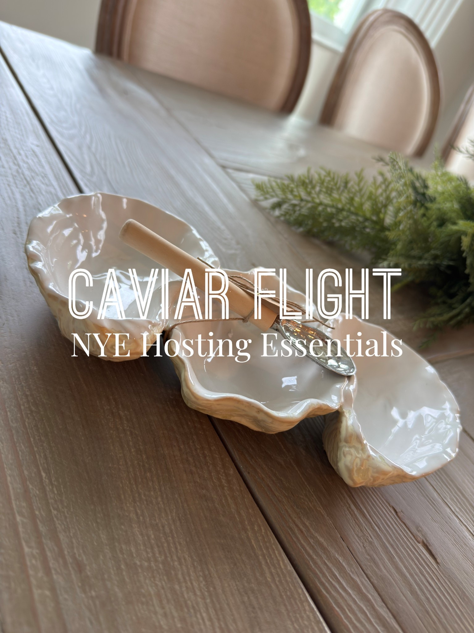 Love this serving set for dips! I also think it’s really fabulous for a caviar flight. TIP: make sure you use mother of pearls spoons for caviar (ALWAYS). I’ve linked them here. Metal spoons react with the delicate fish eggs that can ruin the taste. 🤓

#LTKHoliday #LTKfoodie #LTKHome