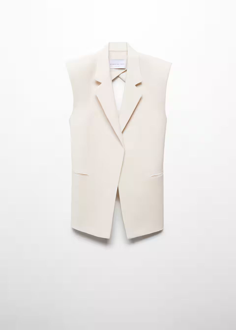 Suit ves with open back -  Women | Mango USA | MANGO (US)