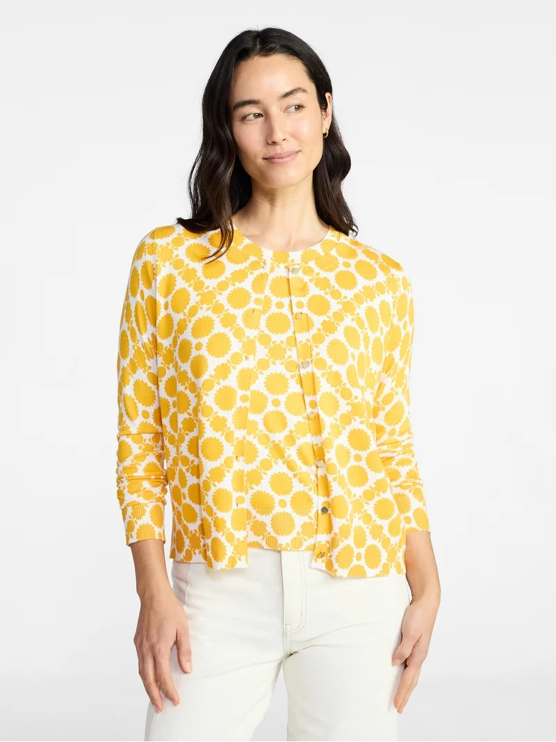 Time and Tru Women's Sleeveless Shell and Cardigan Twin Set, 2-Piece, Sizes XS-XXXL | Walmart (US)