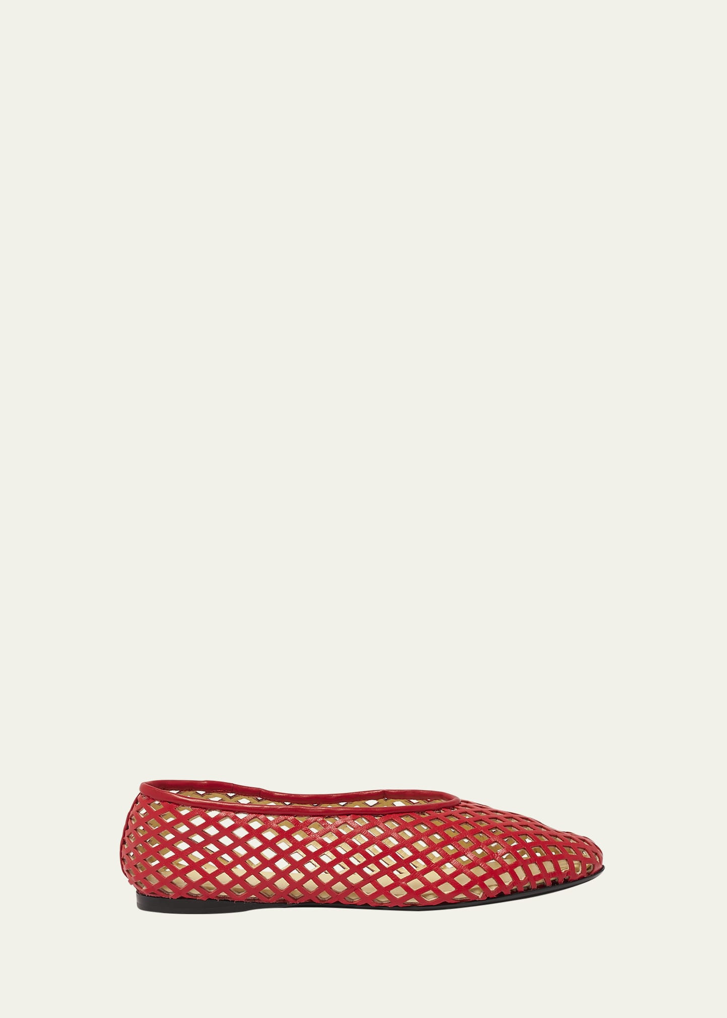 Proenza Schouler Tee Perforated Leather Ballerina Flats | Bergdorf Goodman