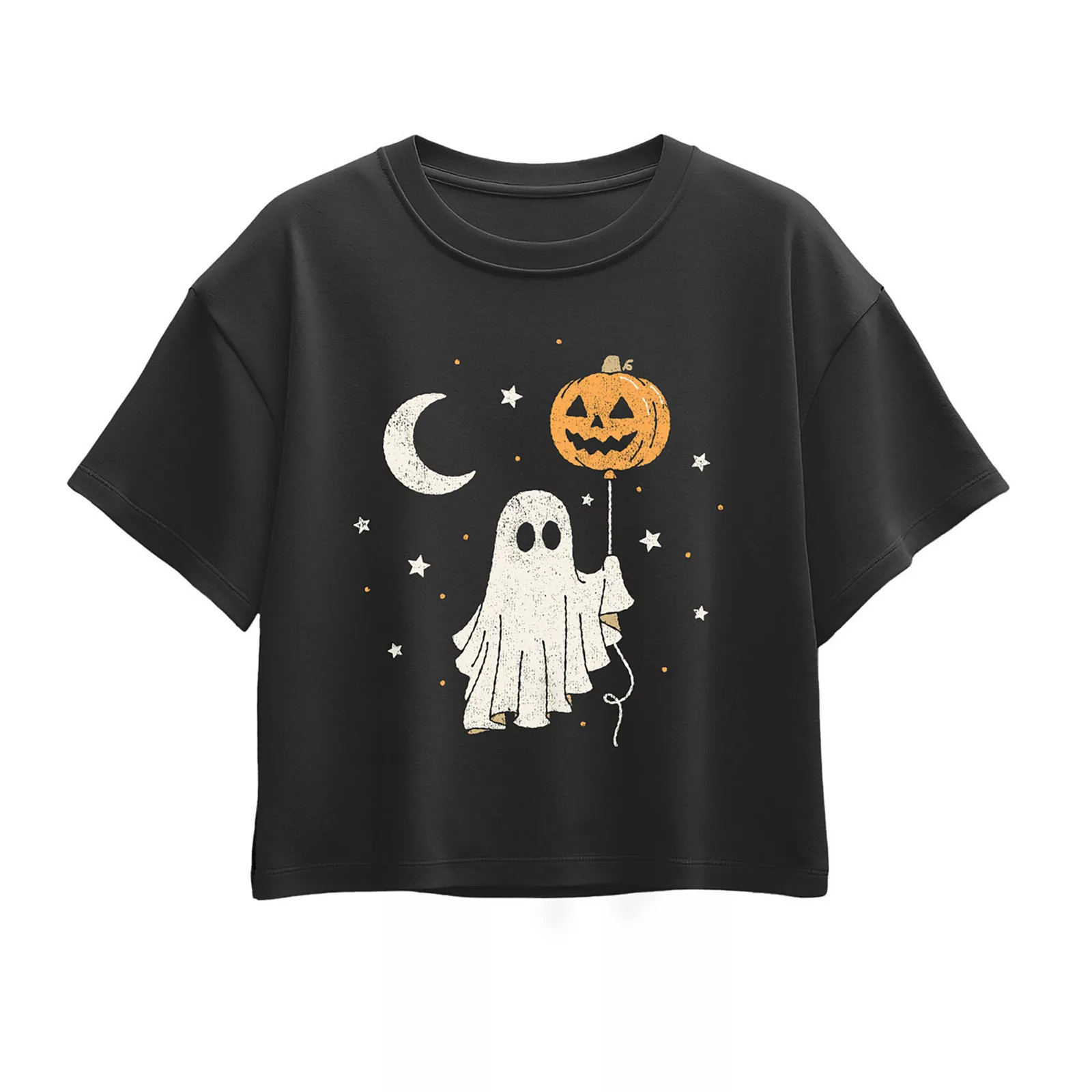 Girls 7-16 Ghost & Pumpkin Boxy TeeLicensed Character | Kohl's