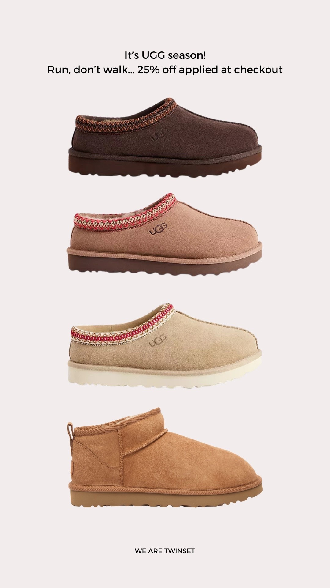 It’s UGG season!! 🐻 25% off at ENR

#LTKshoes #LTKCyberWeek #LTKwinter