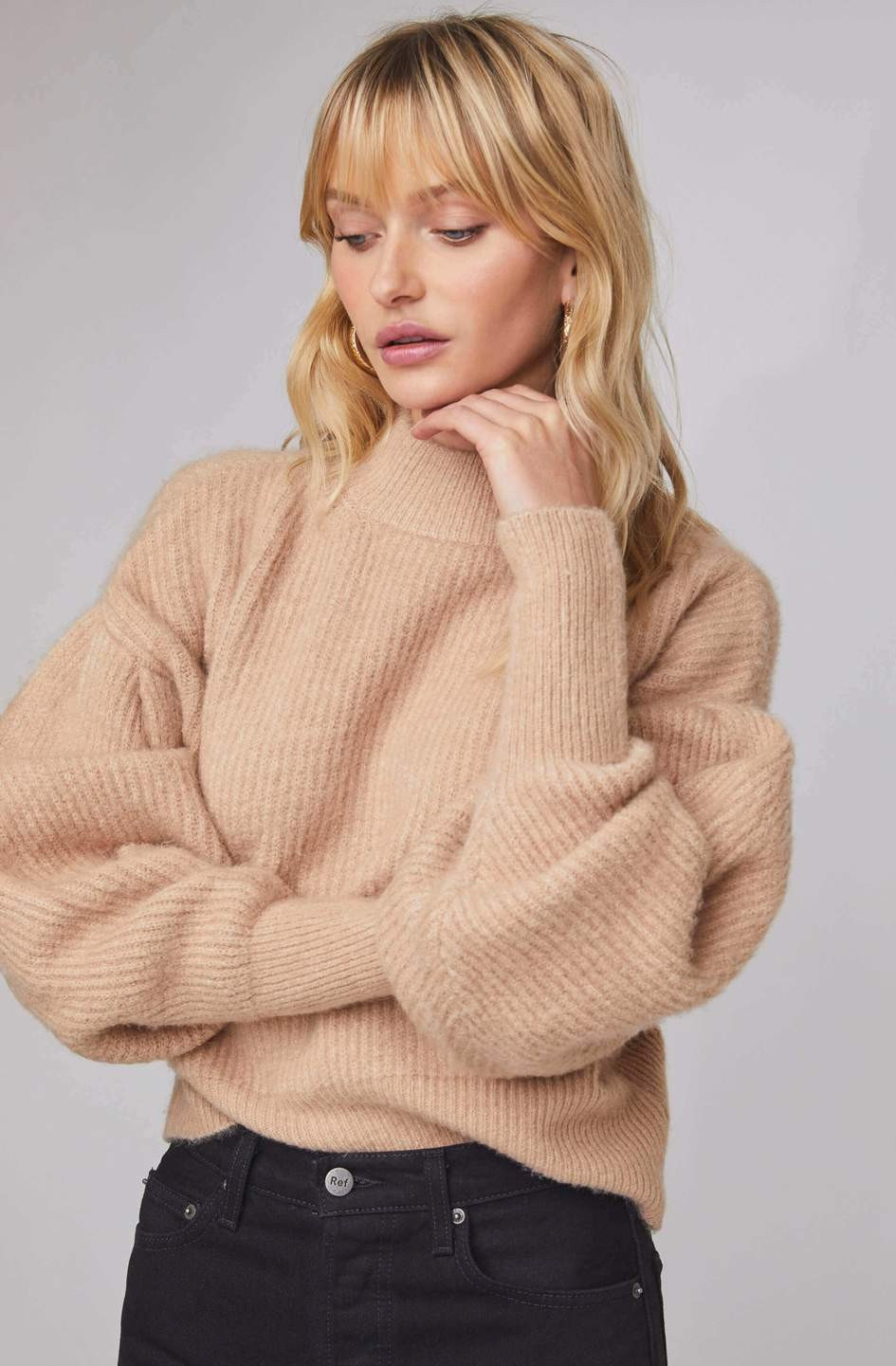 Regis Mock Neck Sweater | ASTR The Label (US)