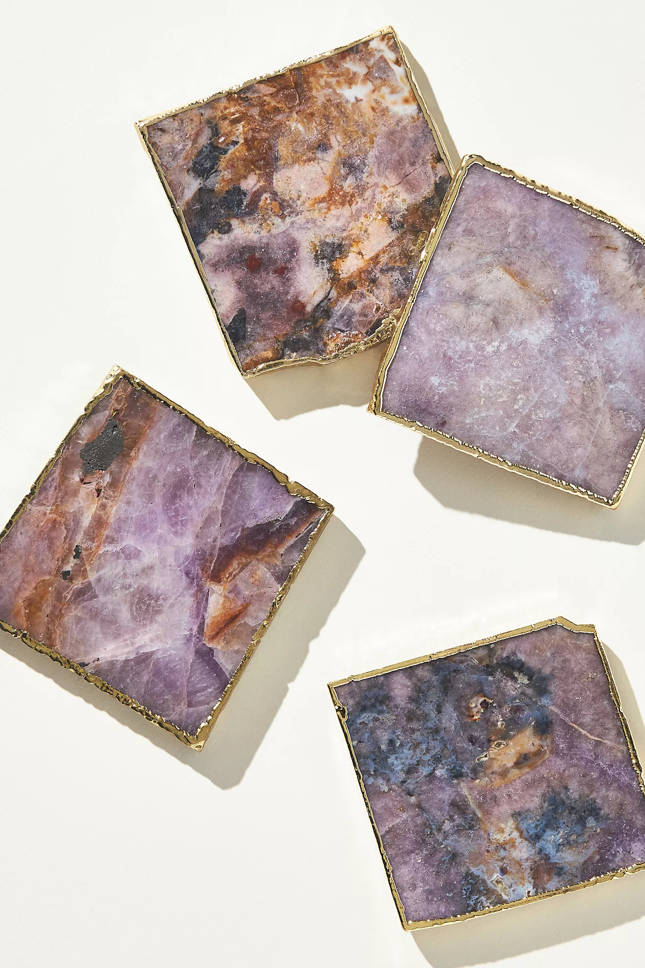 Gilded Agate Coaster | Anthropologie (US)