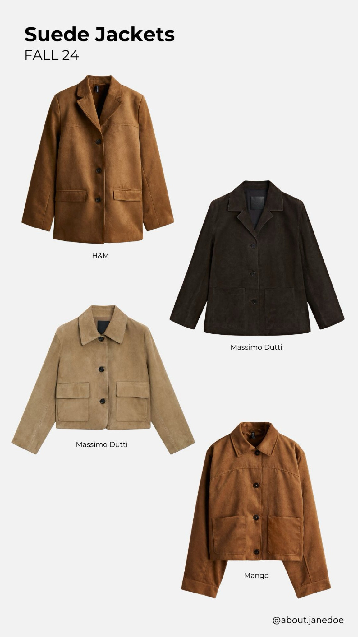 Suede jacket faves for this fall 2024 season 🖤

#LTKBacktoSchool #LTKStyleTip #LTKSeasonal