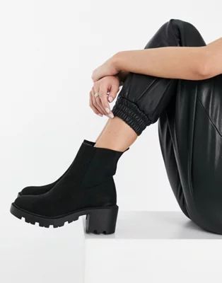 Topshop heeled Chelsea boots in black | ASOS (Global)