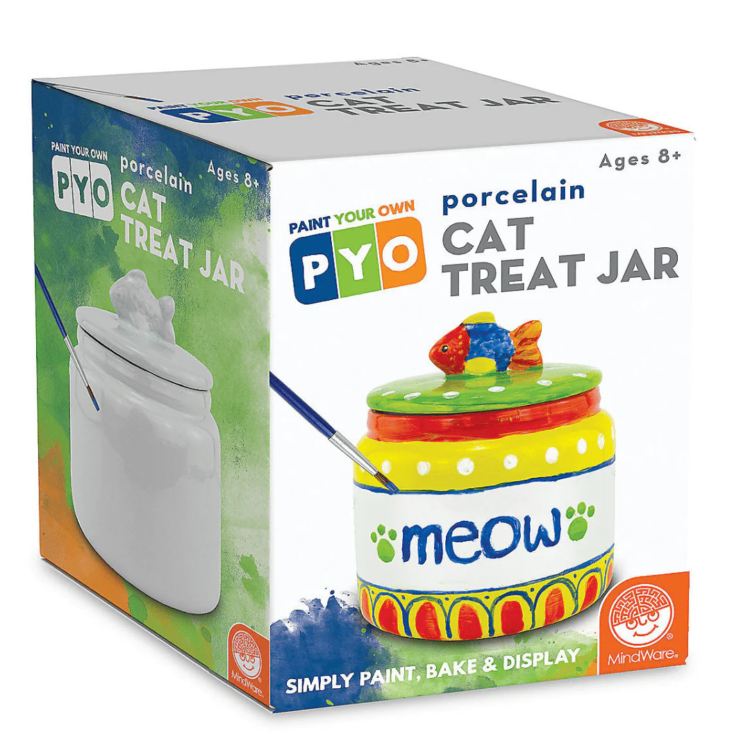 paint your own cat treat jar | Ellifox