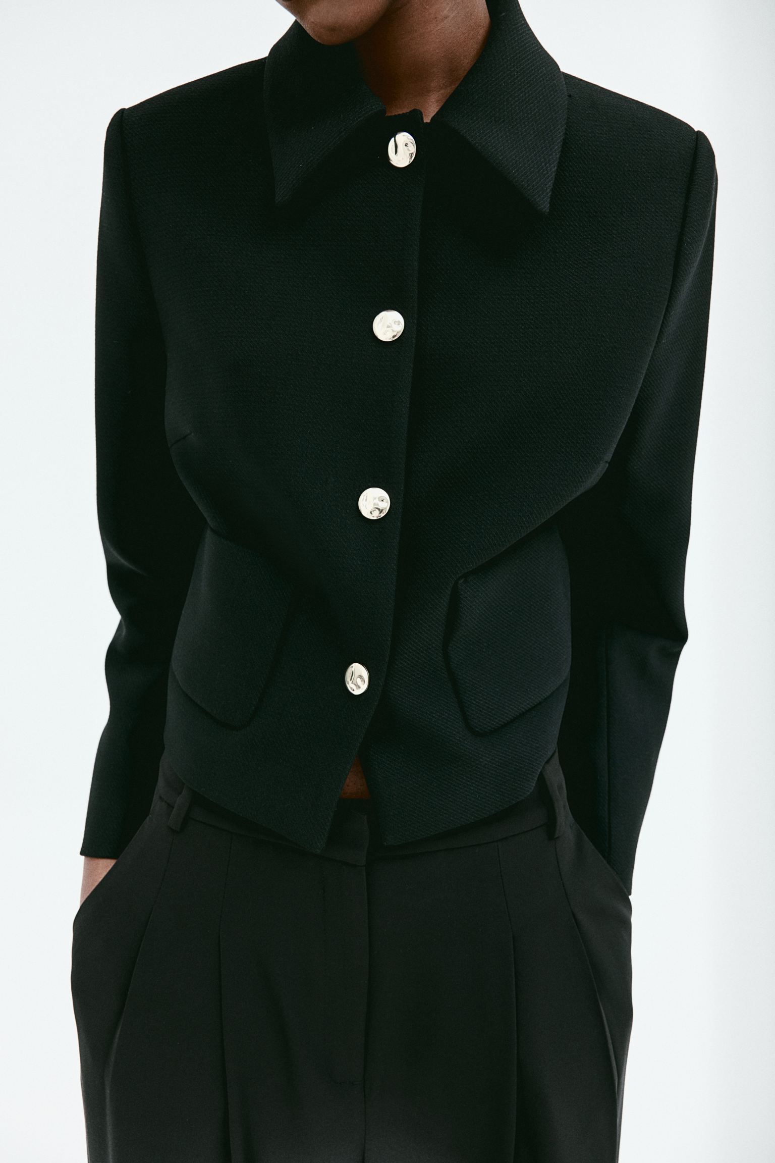 Button-detail Jacket | H&M (US + CA)