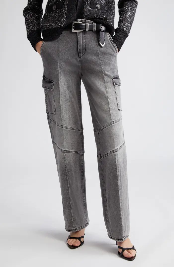 L'AGENCE Brooklyn High Waist Wide Leg Utility Jeans | Nordstrom | Nordstrom