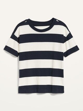 Short-Sleeve Vintage Striped T-Shirt for Women | Old Navy (US)