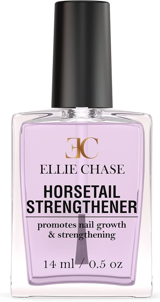 Ellie Chase Horsetail Nail Strengthener, Growth, Hardener, Repair Treatment Polish 0.5 OZ / Help ... | Amazon (US)