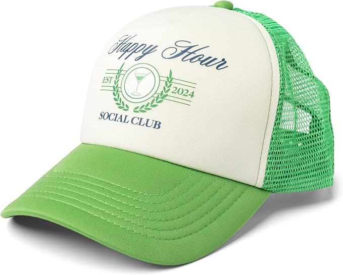 PACIFIC BRIM Women's and Men's Adjustable Cap Mesh Side Panels Trucker Hat | Amazon (US)