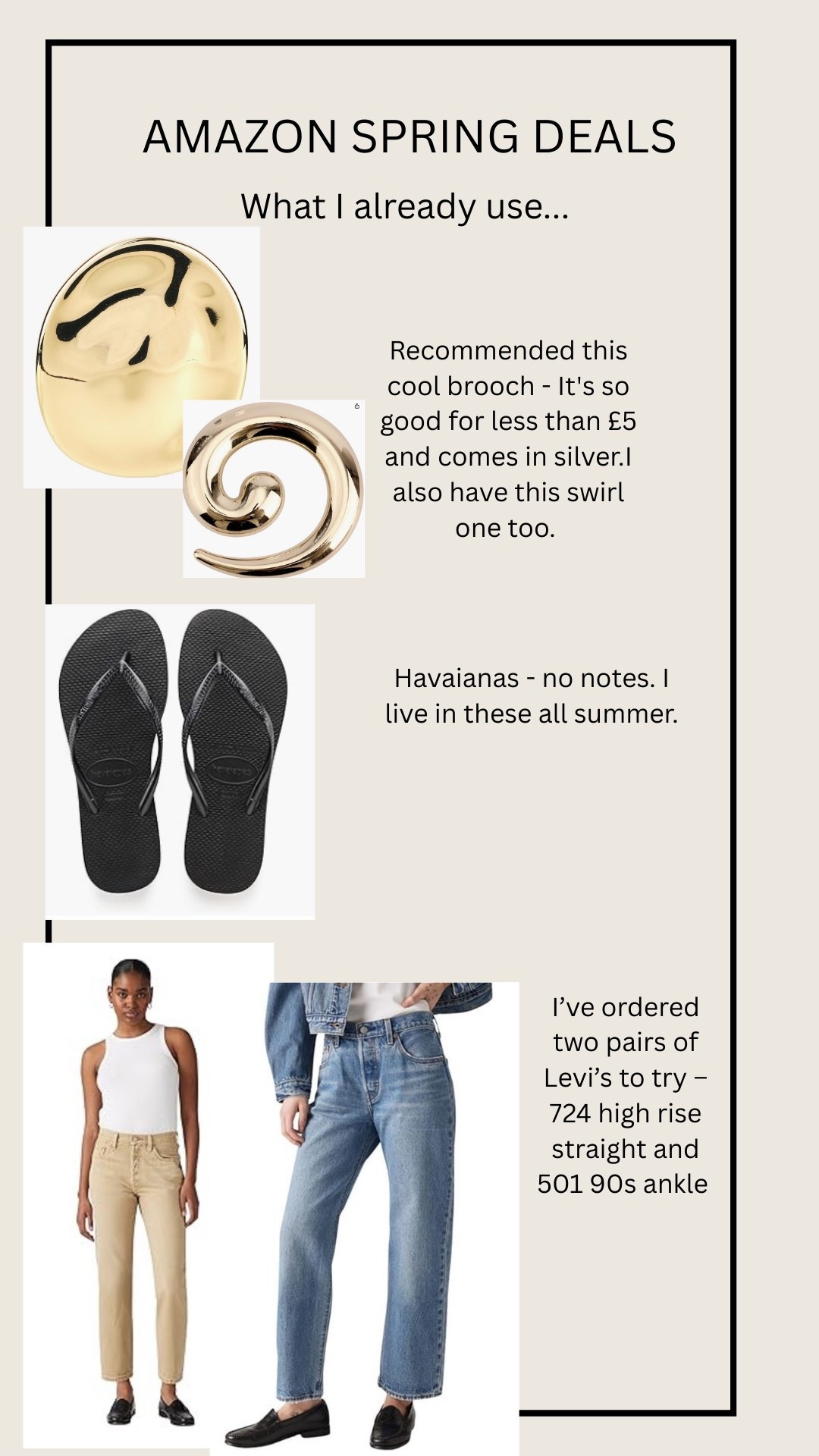 Amazon fashion essentials 

#LTKspring #LTKuk