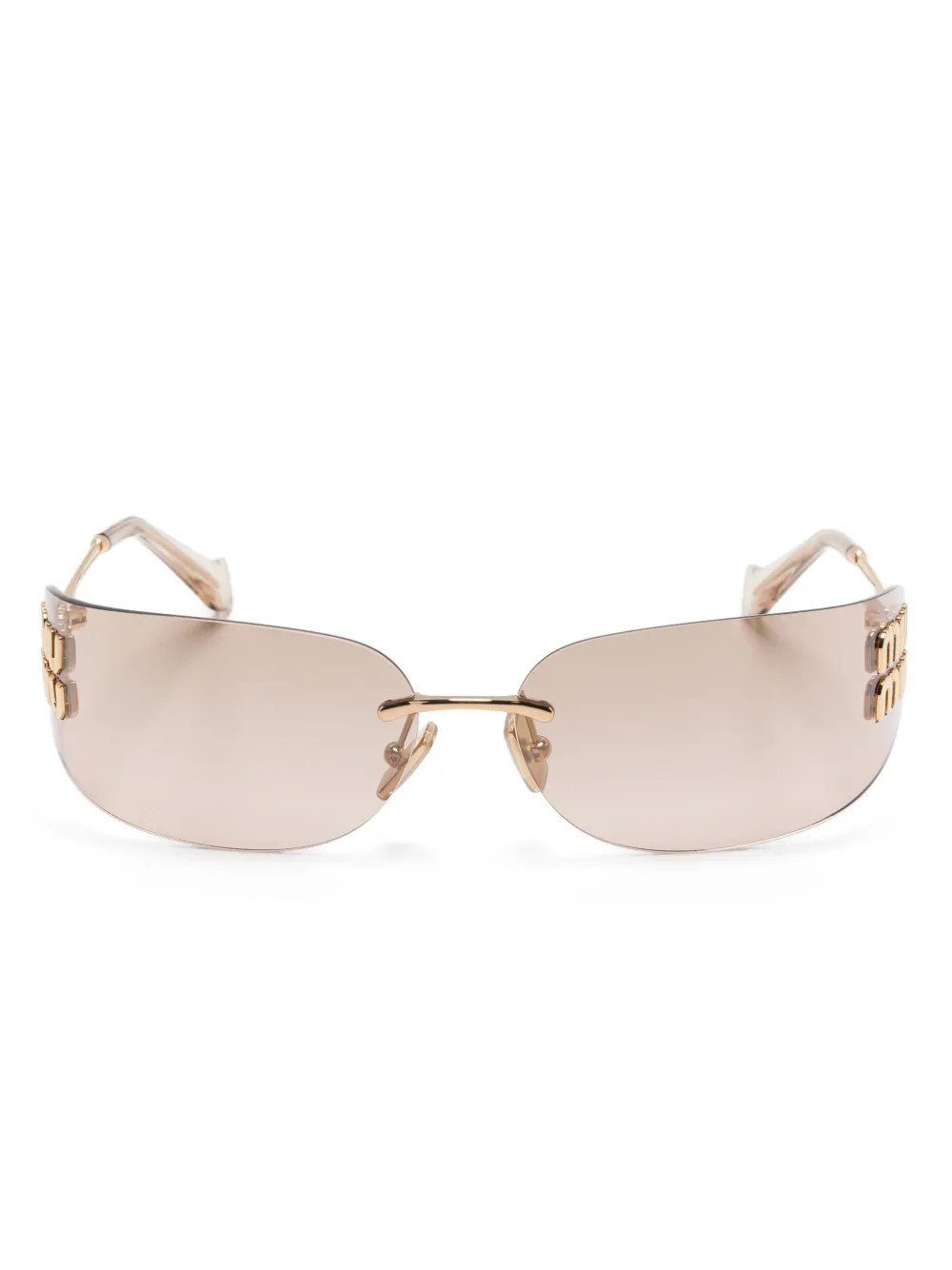 logo-plaque sunglasses | Farfetch Global