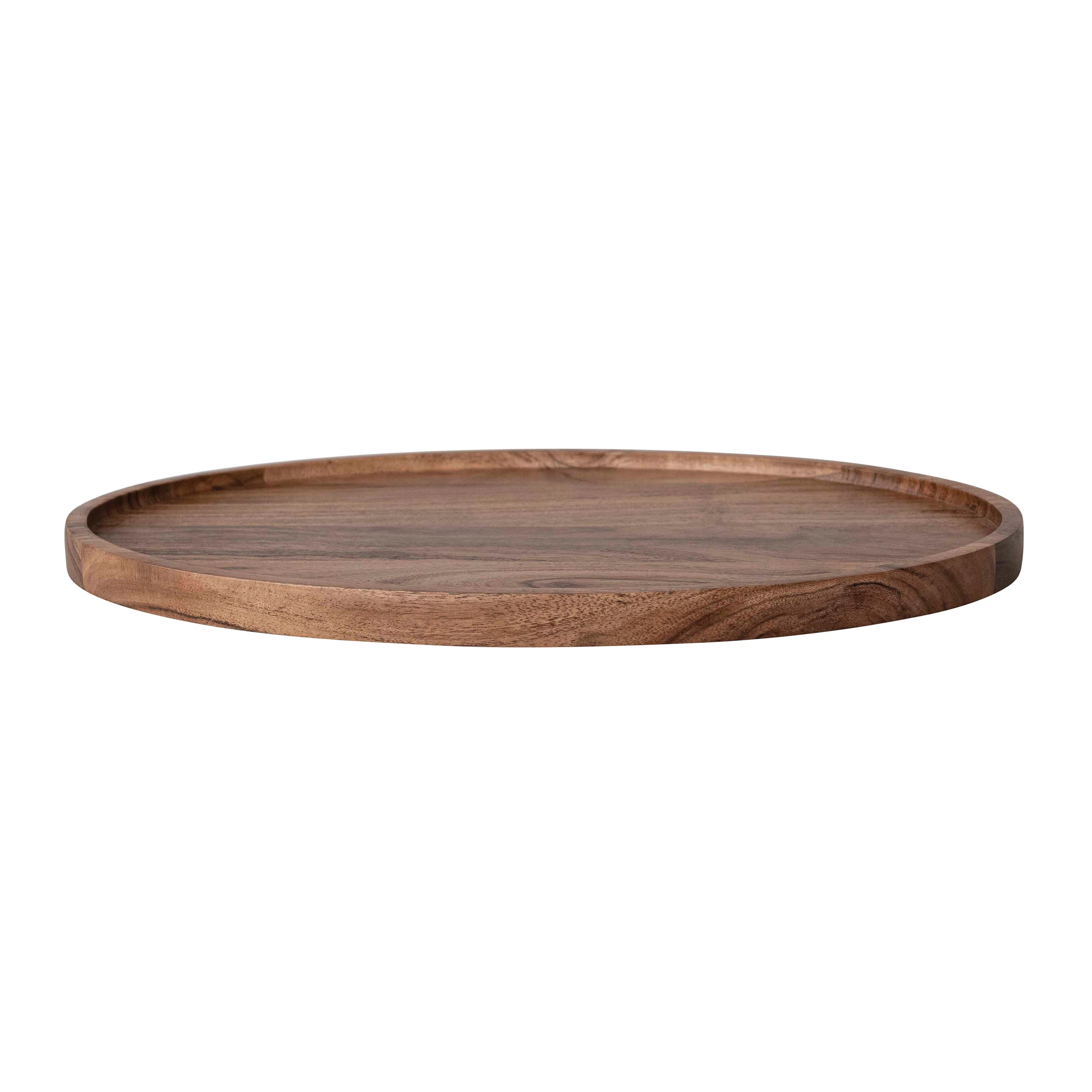 Oval Acacia Wood Tray | Wayfair North America