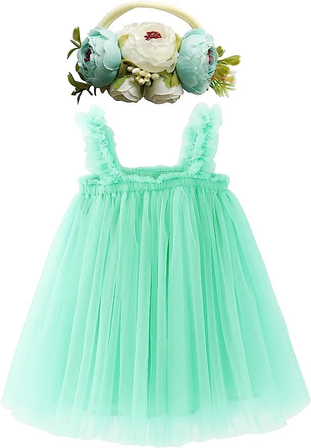 Amazon.com: BGFKS Layered Tulle Tutu Dress for Toddler Girls,Baby Girl Rainbow Tutu Princess Skir... | Amazon (US)