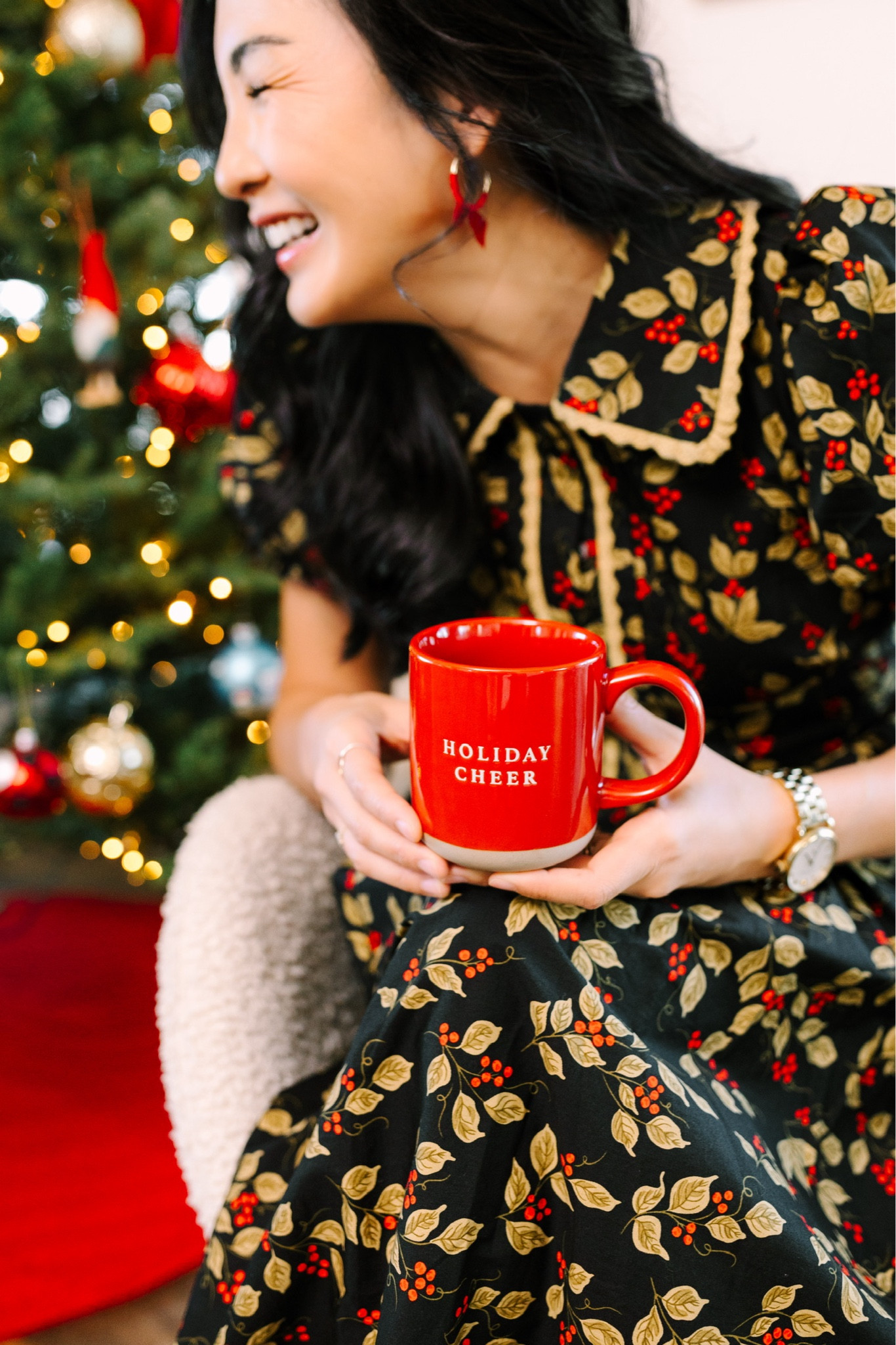 Sale alert, holiday cheer mug is 30% off at sweet water decor! Plus, don’t miss their holiday cheer candles - they’re so good! 

Check out links for this dress also available in a blouse!

#LTKSeasonal #LTKSaleAlert #LTKHoliday